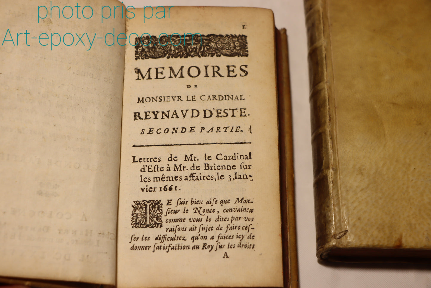 Memoires de Cardinal d'Este 1677