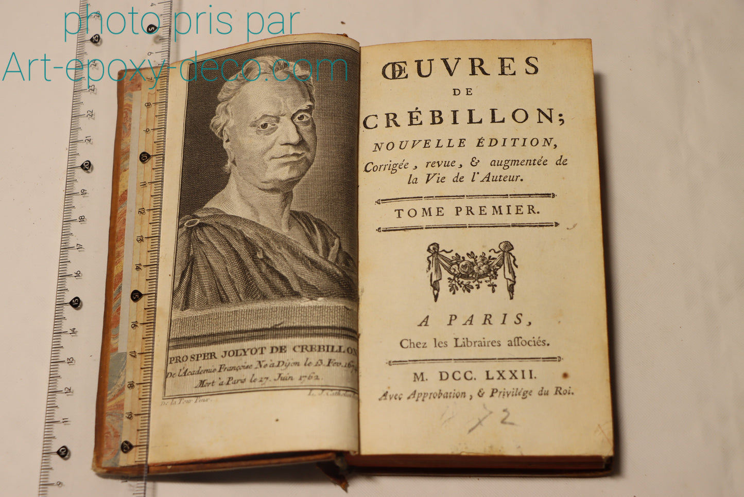 Oeuvres de Crebillion Oeuvres de Crebillion 1772 en 3 tome