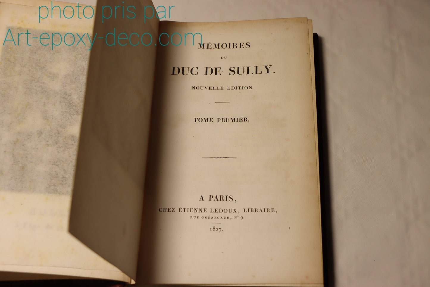 SULLY Memoirs of the Duke of Sully 3 volumes, Paris Ledoux 1827