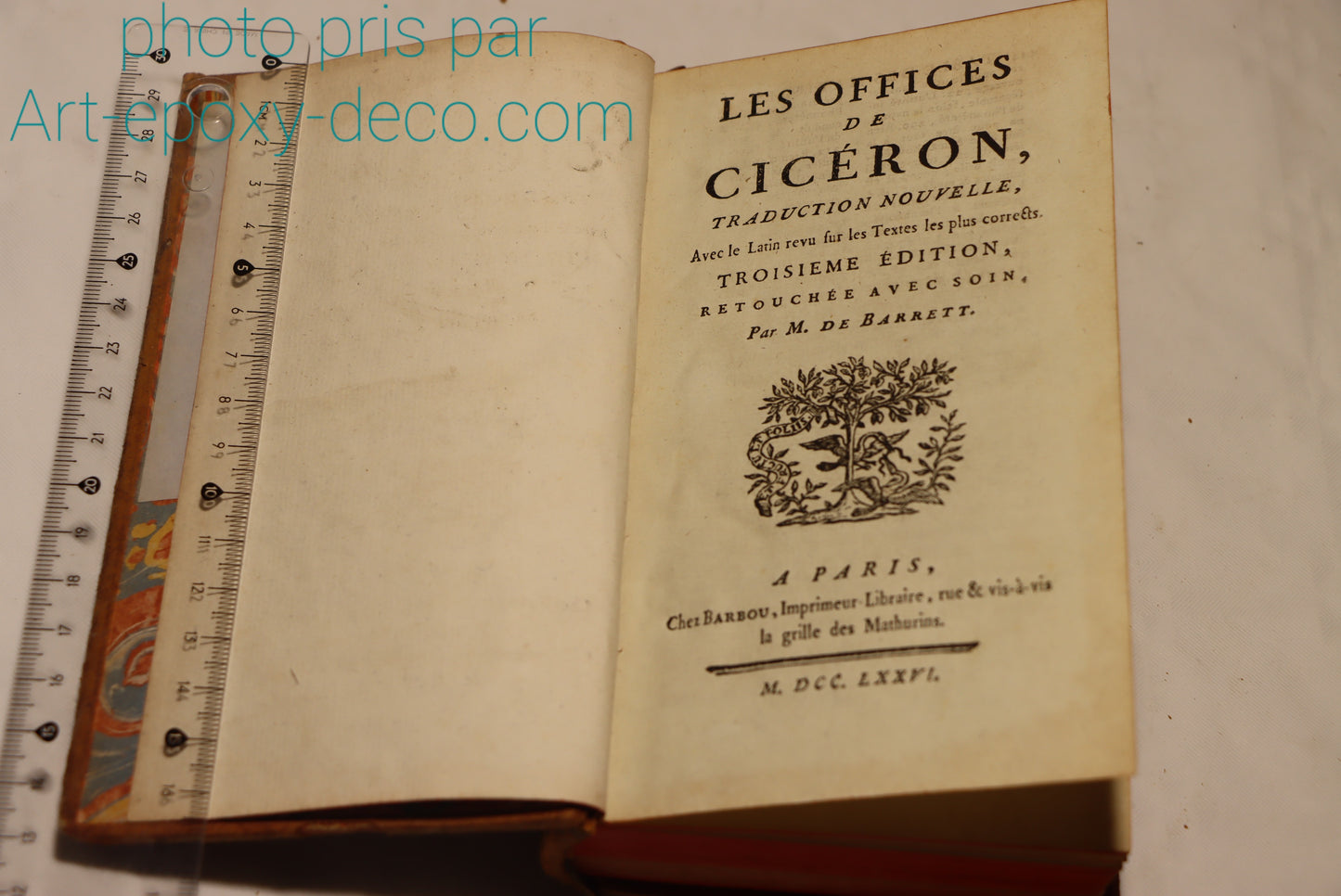 Traduction du traité de l'orateur de Cicéron - Abbé Colin - 1768