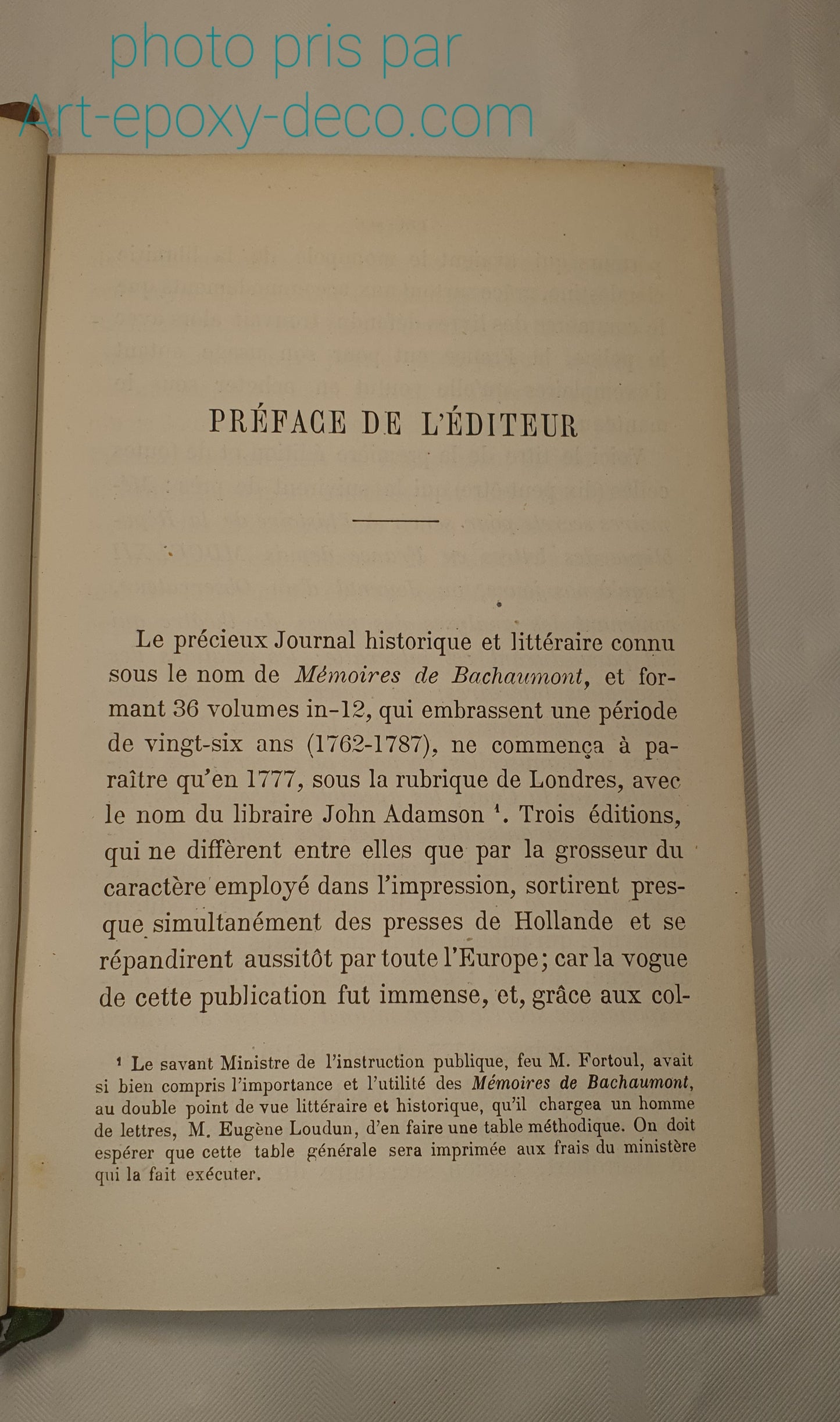 Mémoires secrets de Bachumont 1874