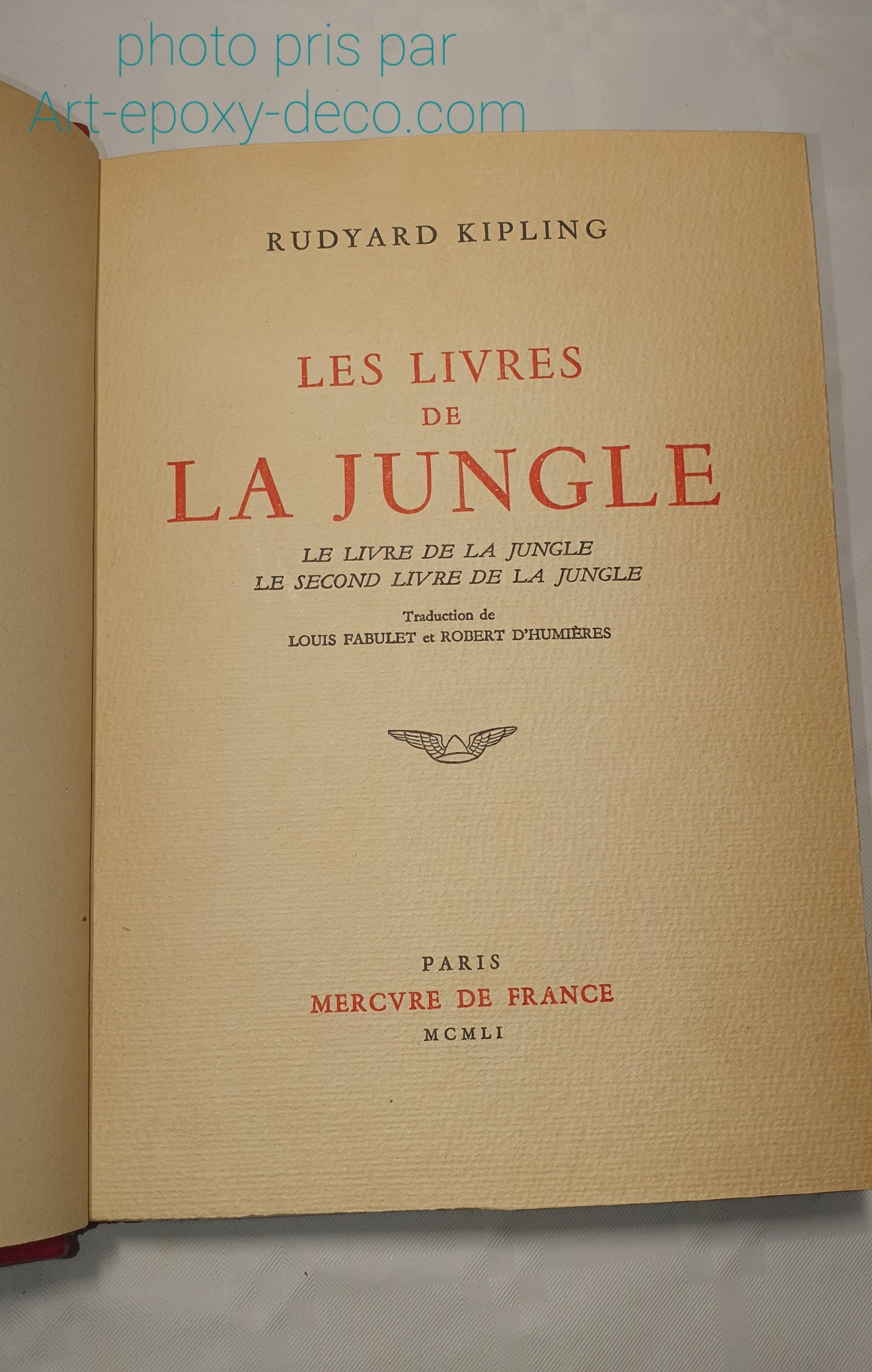 Rudyard KIPLING - Le second livre de la jungle - Numerote; 2089