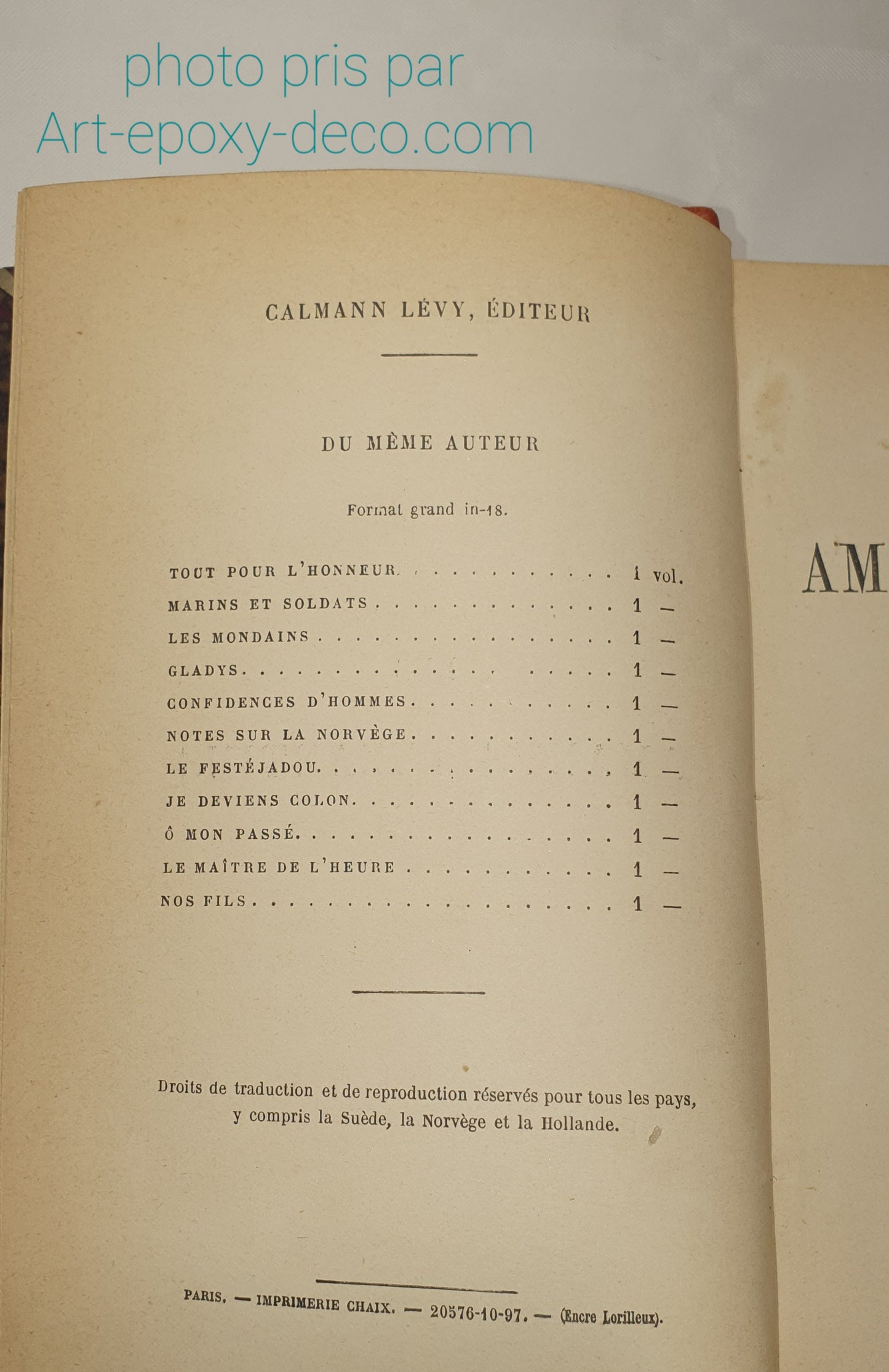 Les Amants Byzantins 1897