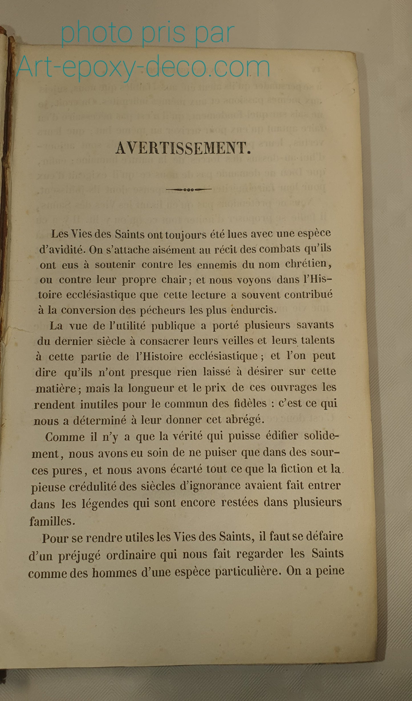 VIES DES SAINTS POUR TOUS LES JOURS DE L'ANNEE 1844