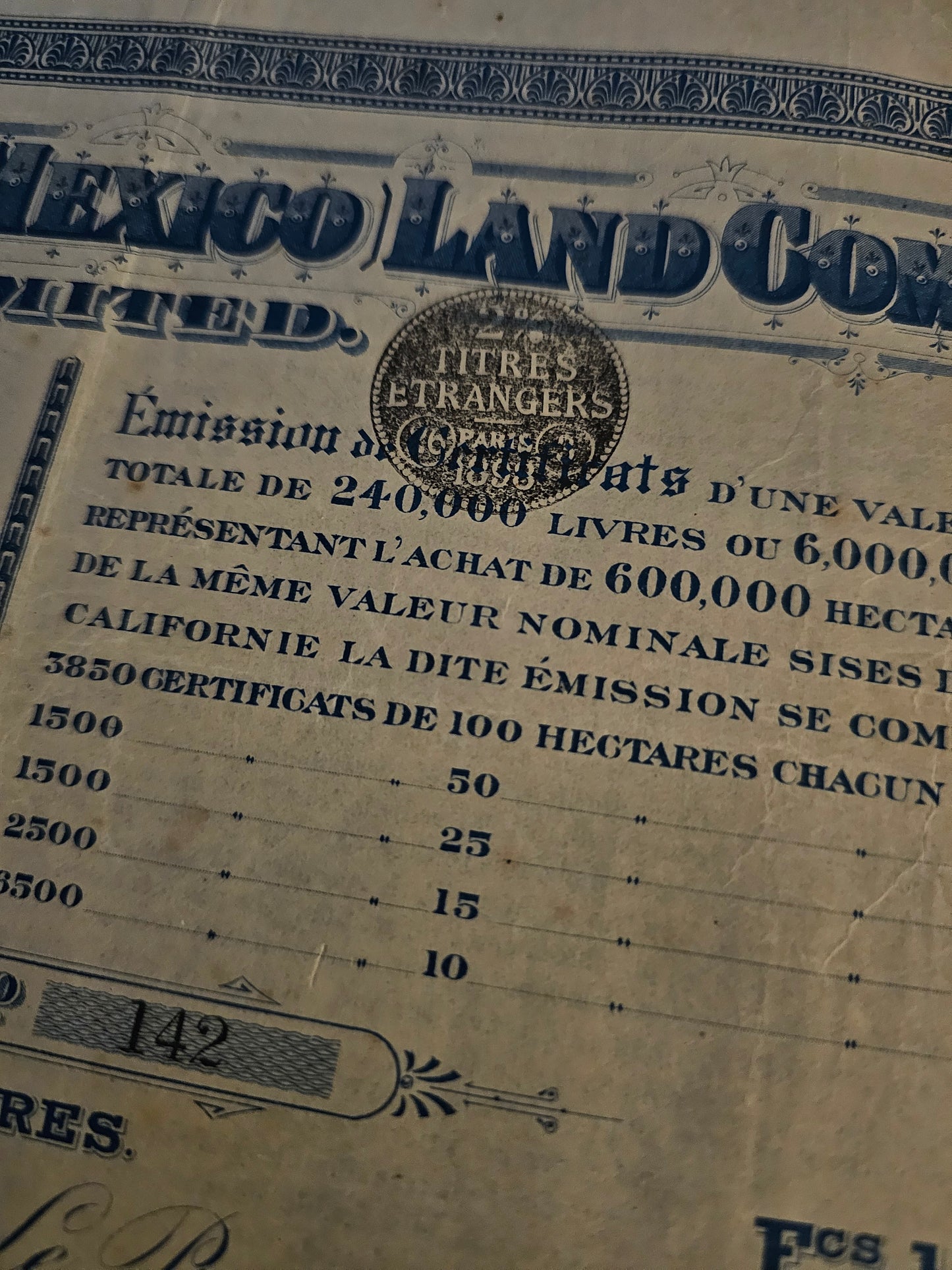 The California (Mexico) Land Company Ltd